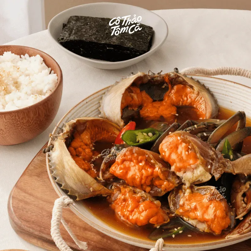 Cua ngâm tương - Cô Thảo Tôm Cá