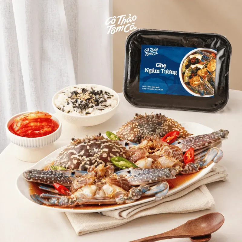 Ghẹ ngâm tương - Cô Thảo Tôm Cá