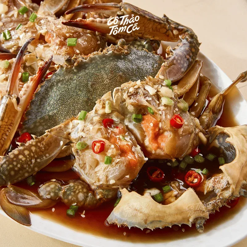Ghẹ ngâm tương - Cô Thảo Tôm Cá