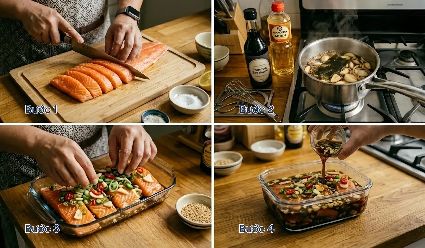 C&aacute;ch l&agrave;m c&aacute; hồi ng&acirc;m tương ngon chuẩn vị H&agrave;n Quốc tại nh&agrave;