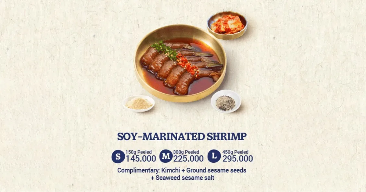 Co Thao Tom Ca Soy-Marinated Shrimp Sizes (HCMC Delivery)
