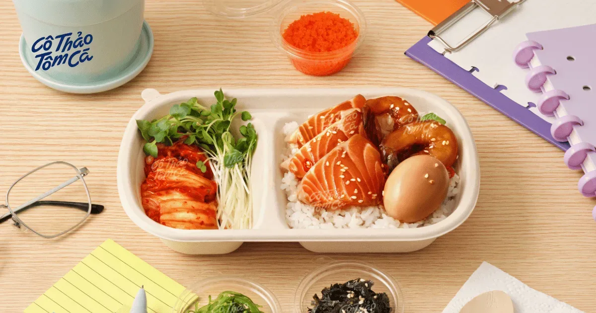 Full Topping Soy-marinated Seafood Rice Set