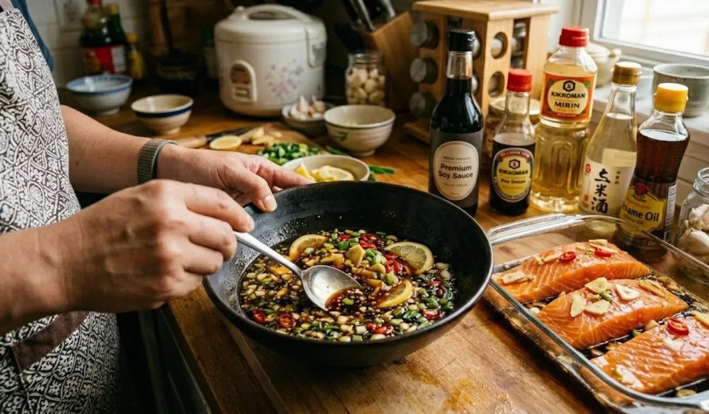 Hướng dẫn chuẩn bị nguy&ecirc;n liệu l&agrave;m m&oacute;n c&aacute; hồi ng&acirc;m tương
