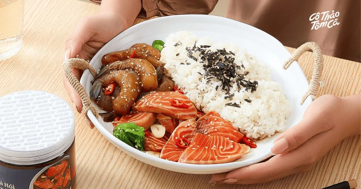 Set t&ocirc;m ng&acirc;m tương phục vụ tại nh&agrave; h&agrave;ng H&agrave;n Quốc ở TP.HCM